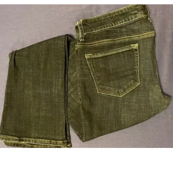 American Eagle Stretch Skinny Kick Size 8 Short Jeans  Dark Wash EUC - Picture 8 of 11